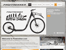 Tablet Screenshot of pawtrekker.com